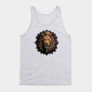 Lion origami Tank Top